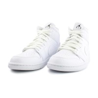 Nike WMNS Air Jordan 1 Mid White Snakeskin