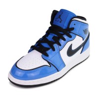 Nike Air Jordan 1 Mid SE Signal Blue (GS)